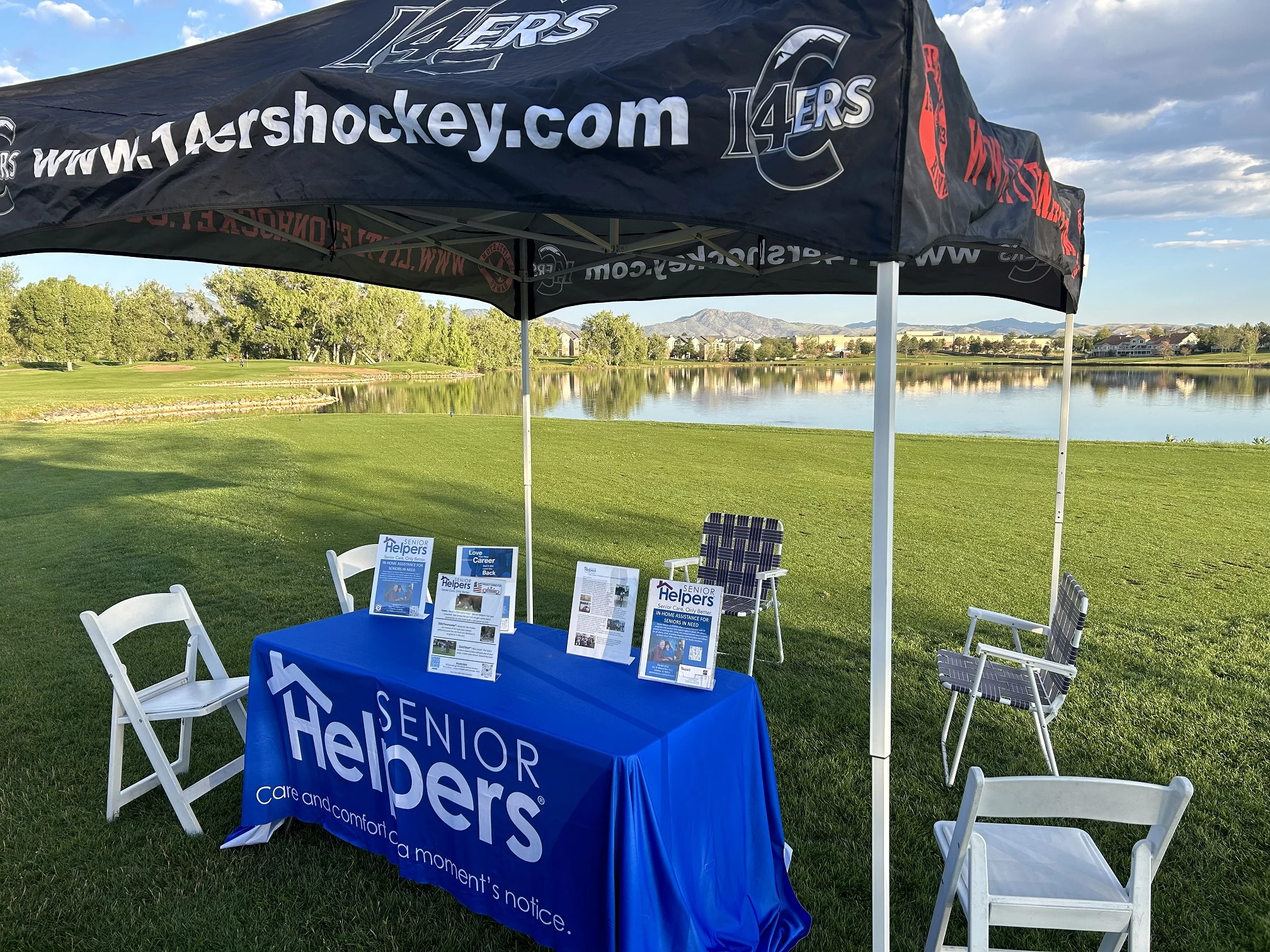 Senior Helpers of Littleton was proud to be a Gold Level supporter the 8th Annual golf tournament for the benefit of the Littleton Hawks and Colorado 14ers youth hockey clubs.
