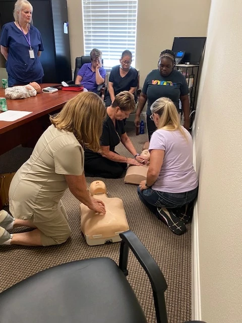 CPR class held in the Palm Coast office!