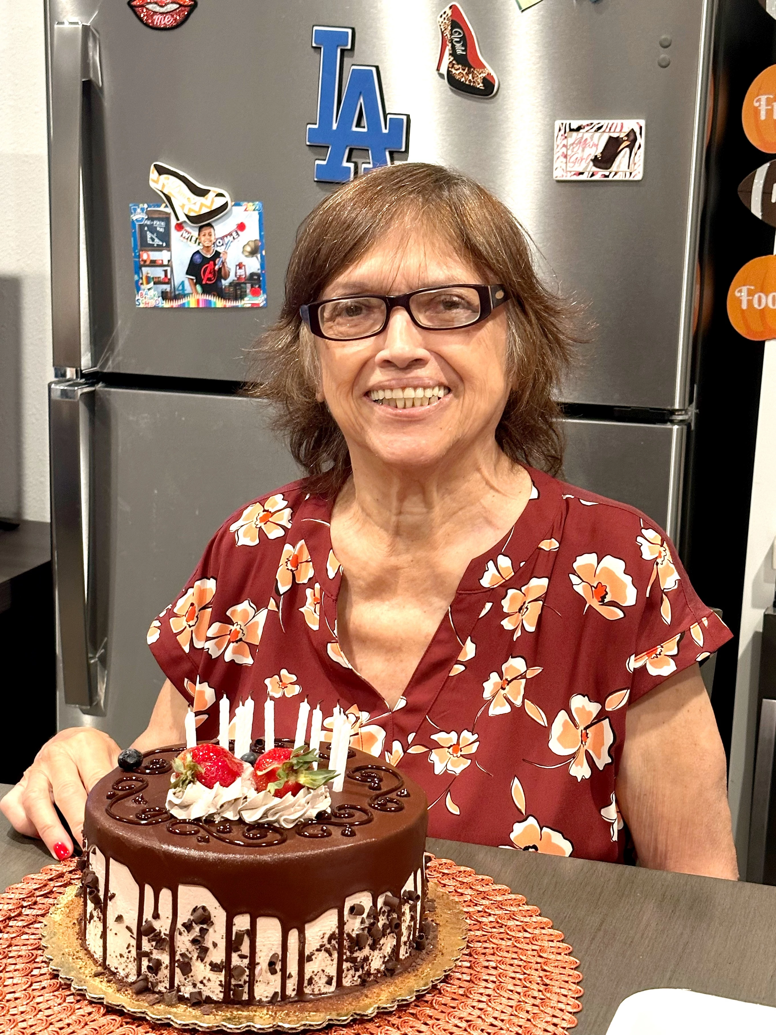 We celebrated one of our faves with her favorite cake. Happy Birthday. 78 never looked so good!