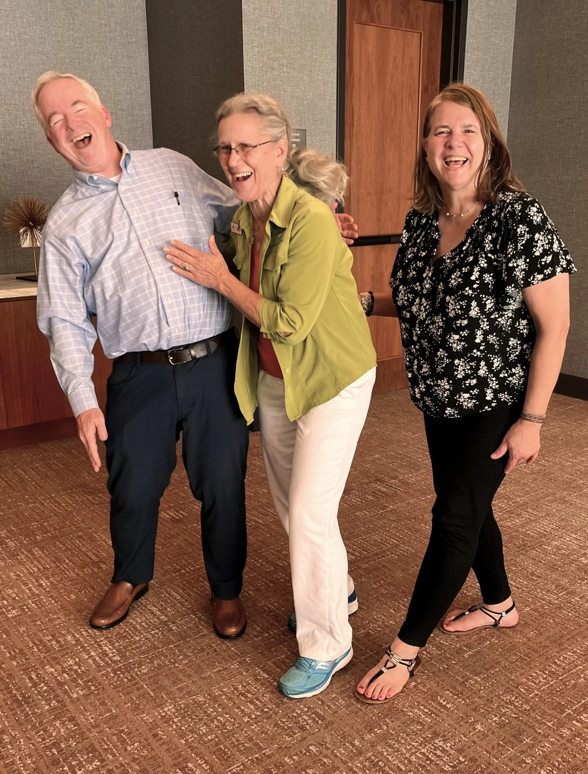 Having a little fun with Teepa Snow, one of the foremost experts in dementia and Alzheimer's Care.