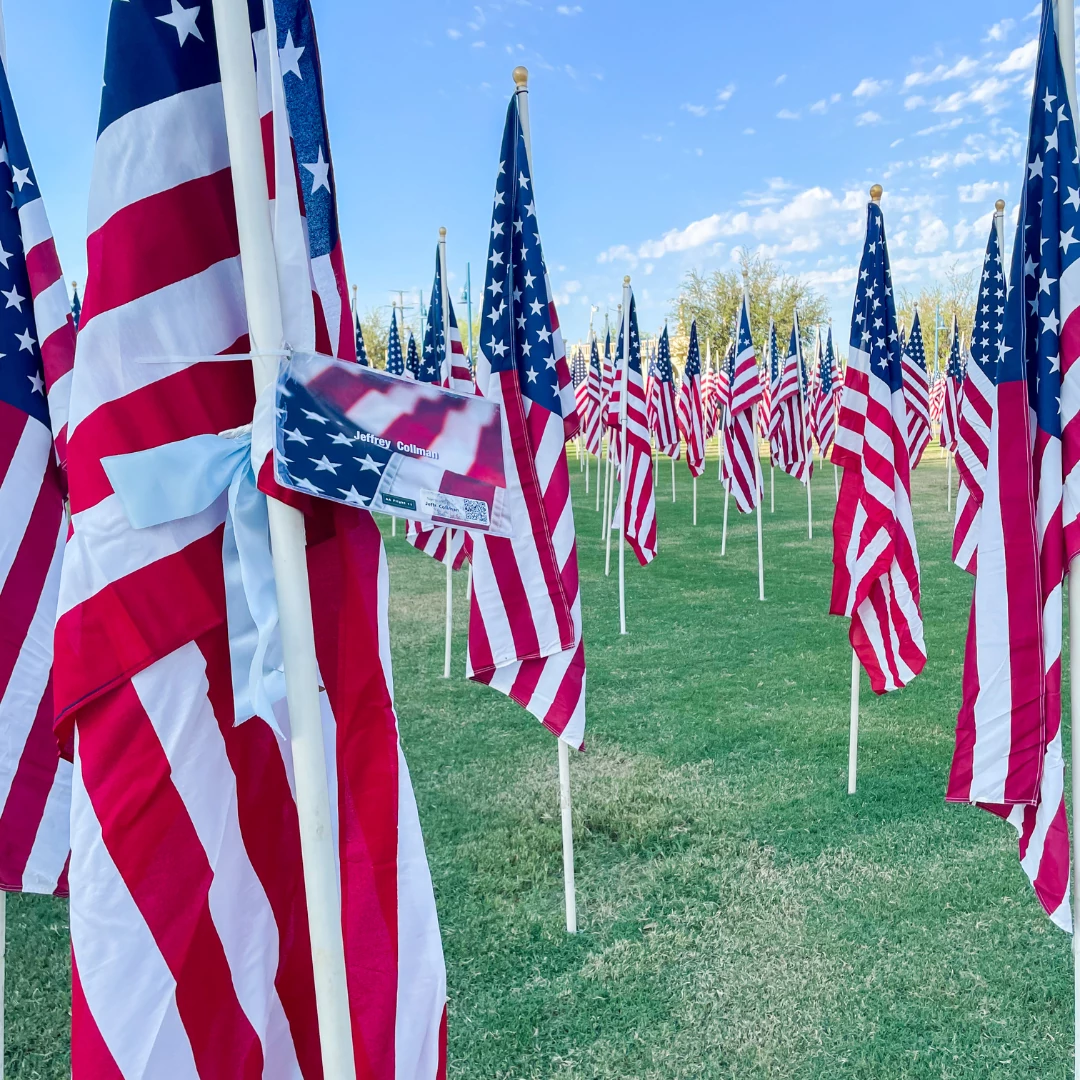 Visiting the Tempe Healing Field in remembrance of September 11th!