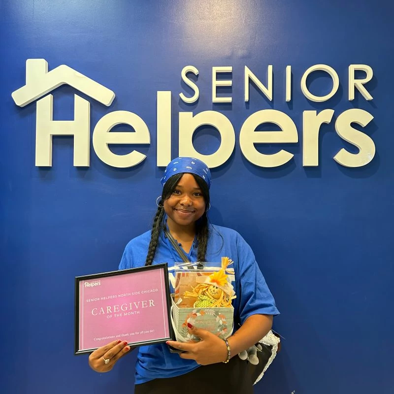 At Senior Helpers North Side Chicago we love to acknowledge and celebrate our hard working caregivers. Congratulations to our September Caregiver of the Month - Bidalia!  She goes above and beyond showing us loyalty, compassion and dedication. She is the definition of someone who loves what they do and it really shows.