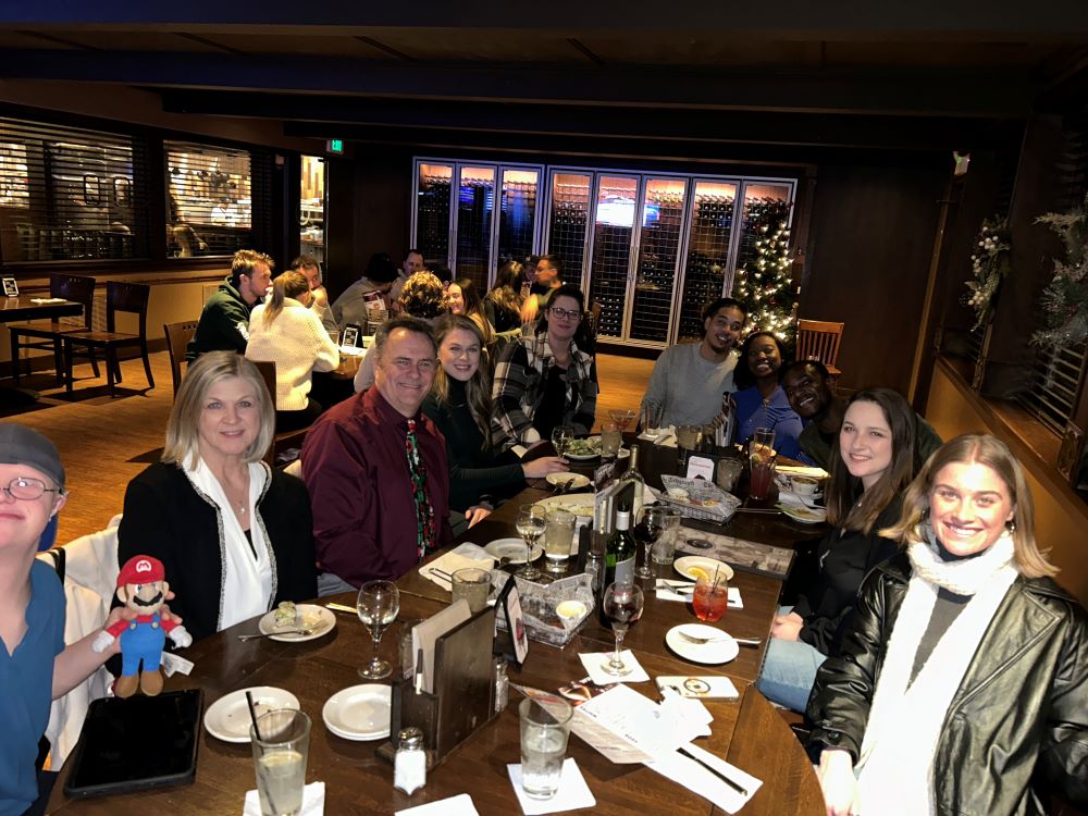 Senior Helpers office holiday party! Thank you to our owners, Tanya and Paul, for the wonderful dinner.
