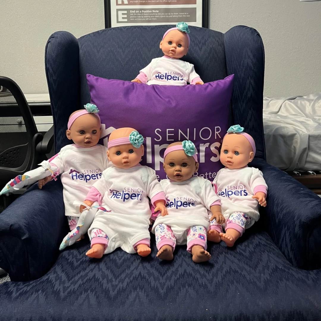 Senior Helpers of St. Petersburg donated Alzheimer's Therapy Baby Dolls to several of the local Memory Care communities. We hope that each of our babies will quickly find a home with someone in need and will bring them joy and tranquility. It is our privilege to improve the quality of life of those we serve. 👶🏻✨