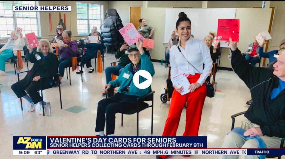 Senior Helpers is collecting Valentine's Day cards for seniors