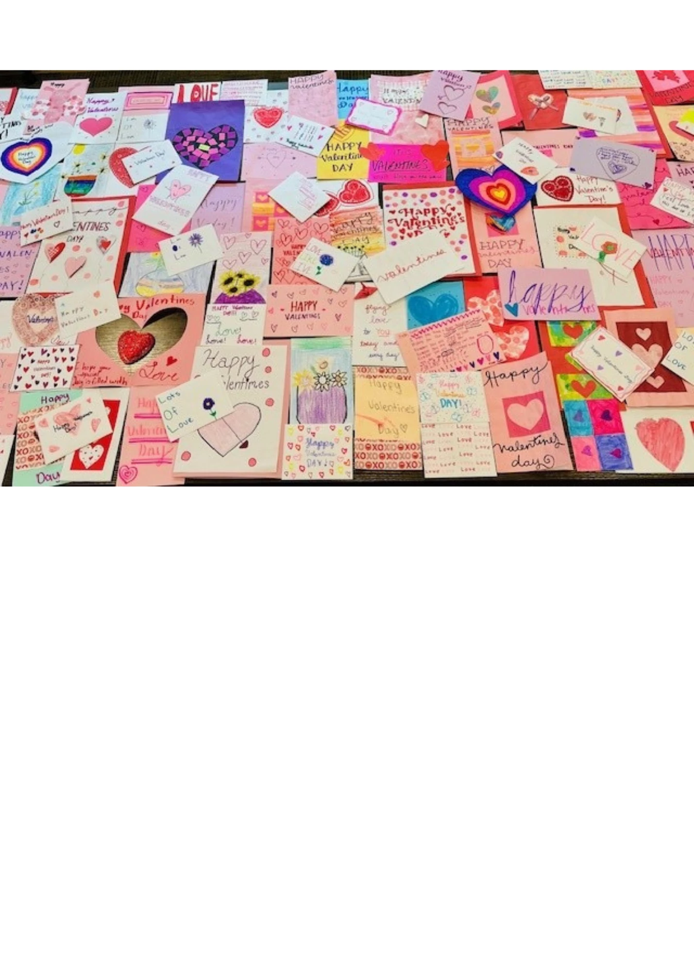 The Dear Senior, Valentine’s Day Card drive was a resounding success!  Thanks to the kindness and creativity of students from local schools and youth ministries who created over 1000 Valentine’s Day cards which were distributed to seniors by St. Luke’s Meals on Wheels Oklahoma City and the Oklahoma County Senior Nutrition Program.  Special shout out to Crossings Christian School, Christ the King Catholic School, St. Elizabeth Ann Seton Catholic School, Good Shepherd Lutheran School of MWC, The Catholic School of St. Eugene’s, Casady School, and Westminster Presbyterian Church Youth Ministries.  Thank you for all you do! 💌💗