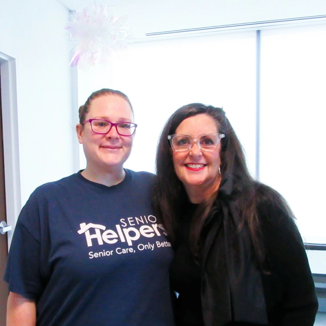 Aubrie Depkin, Executive Director at Senior Helpers Orlando (left), and Jana Ricci, Innovative Projects and Business Development Coordinator (right) at Senior Helpers Orlando.
