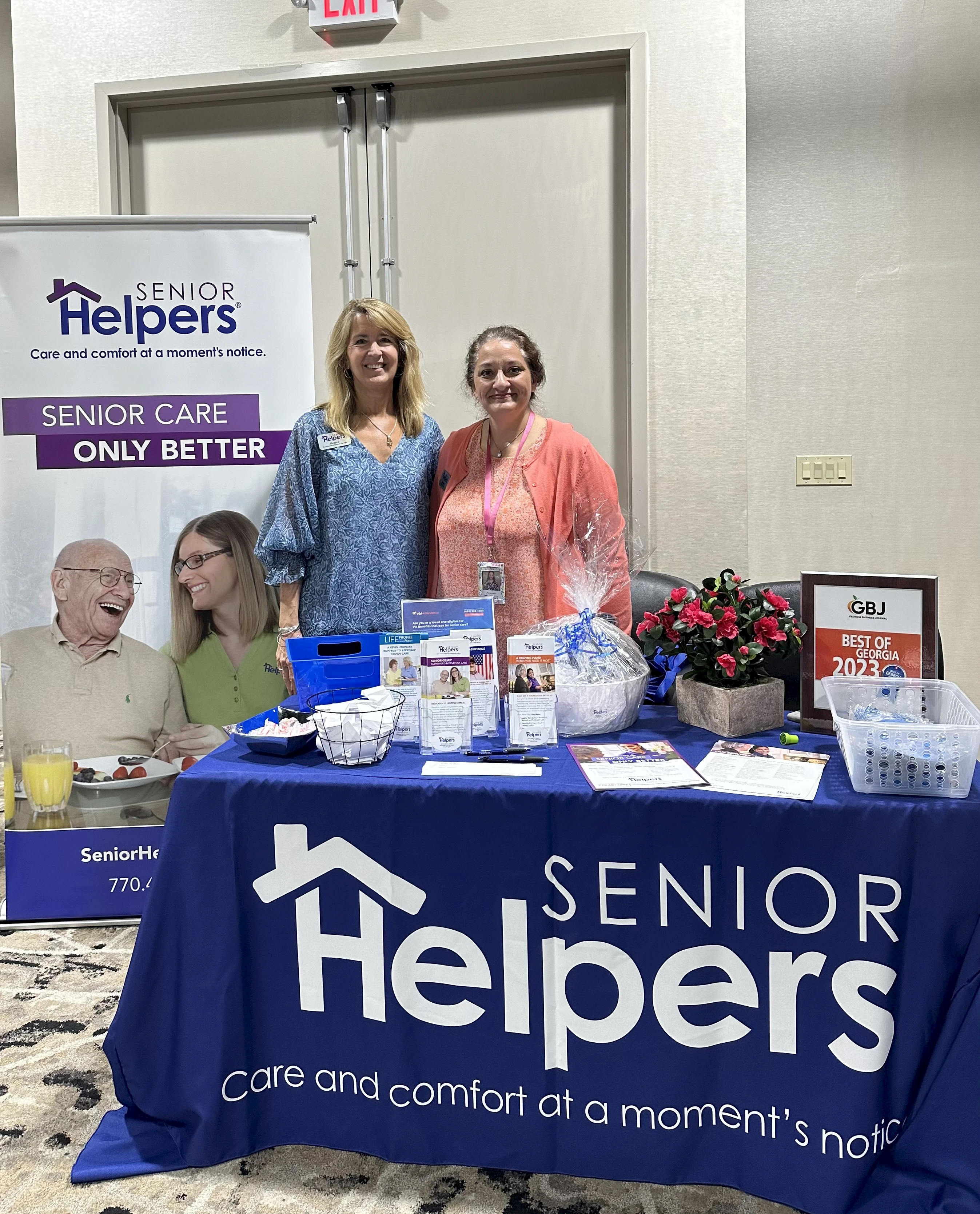 Senior Helpers Peachtree at the Let's Go Senior Expo