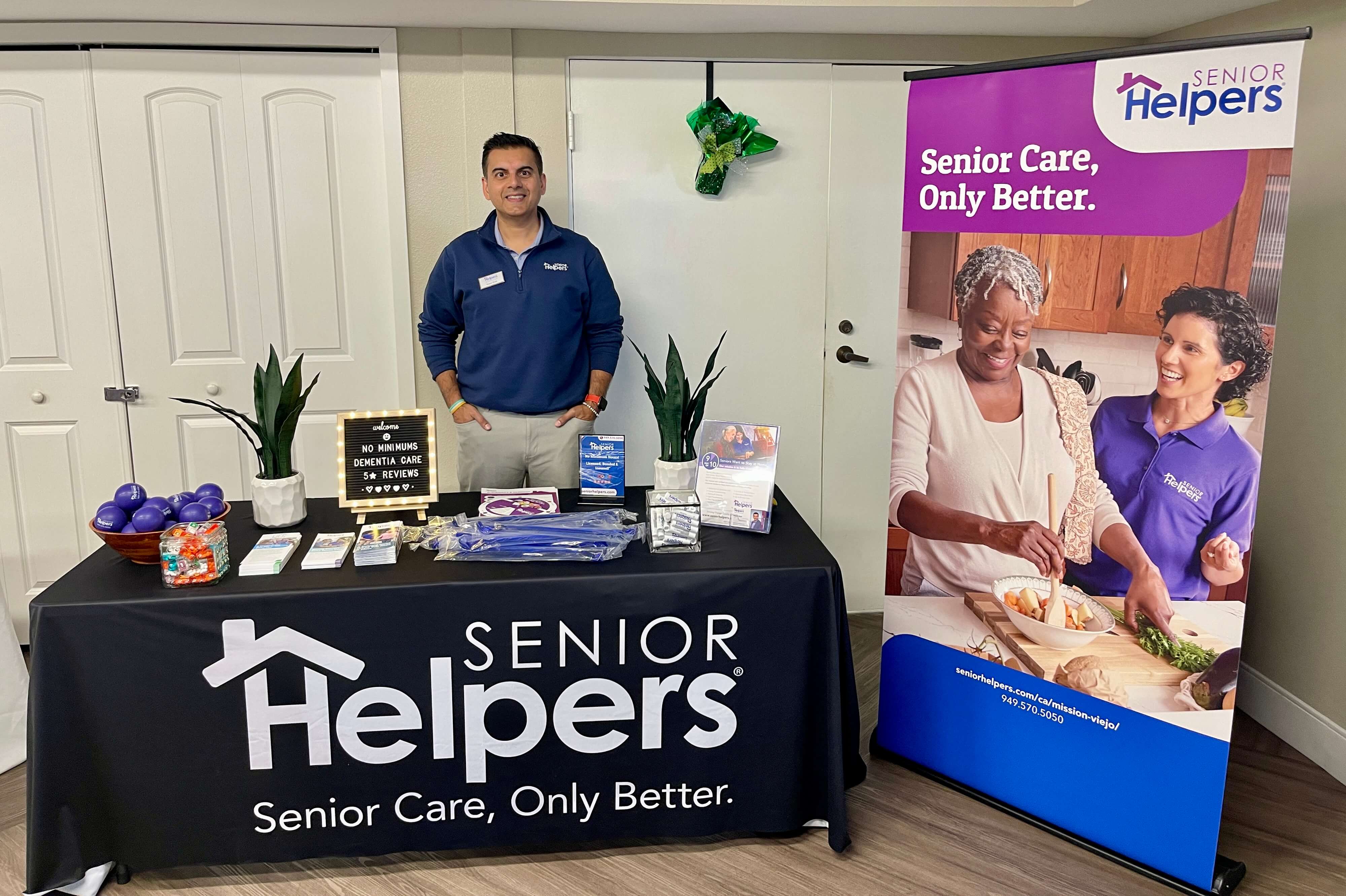 Participated in a senior health expo at Ivy Park assisted living community in San Juan Capistrano.