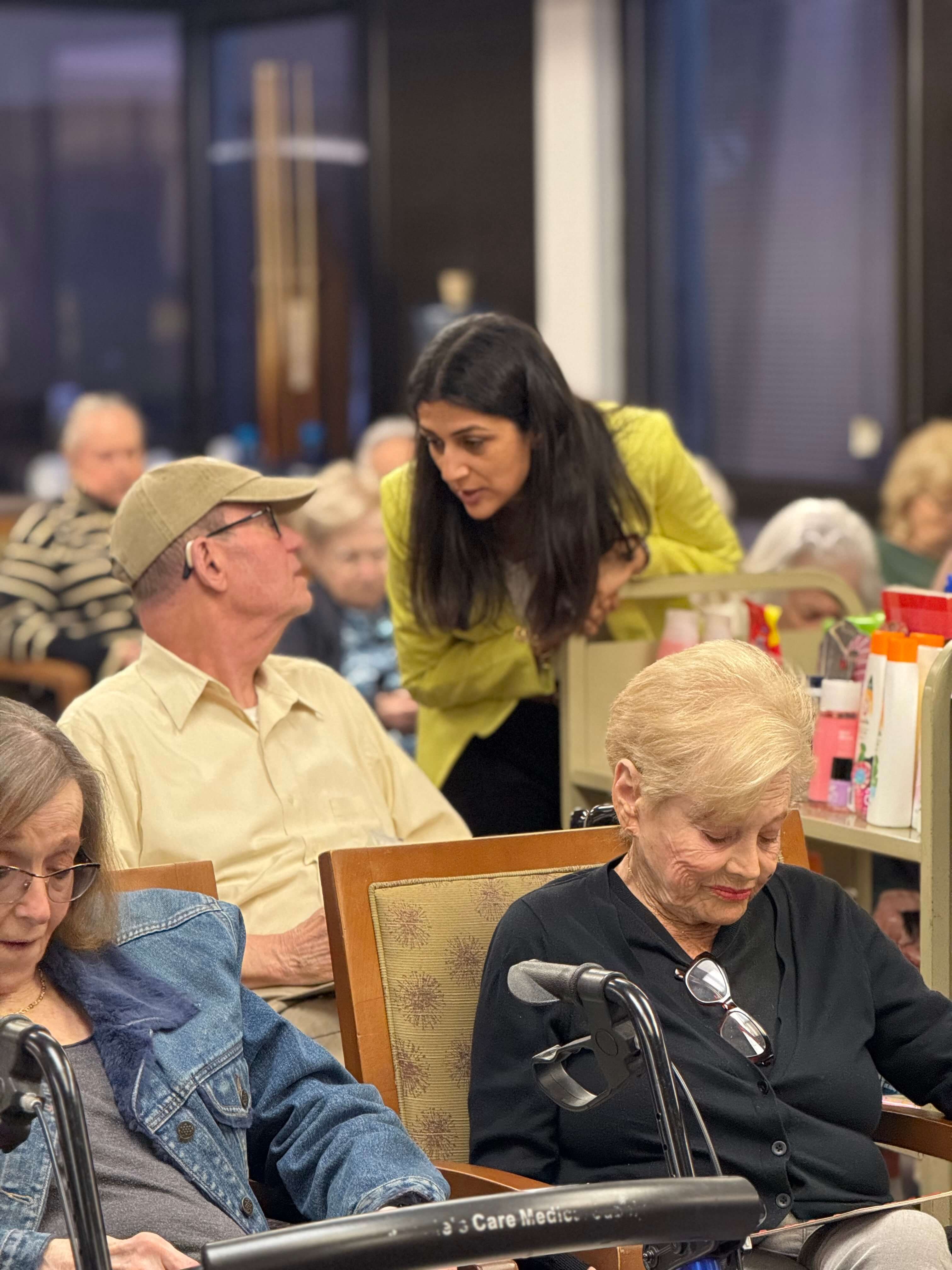 Had the joy of participating in a local community bingo event at an assisted living facility — sharing laughs, distributing gifts, and spending meaningful time with the amazing seniors who make these moments so special.