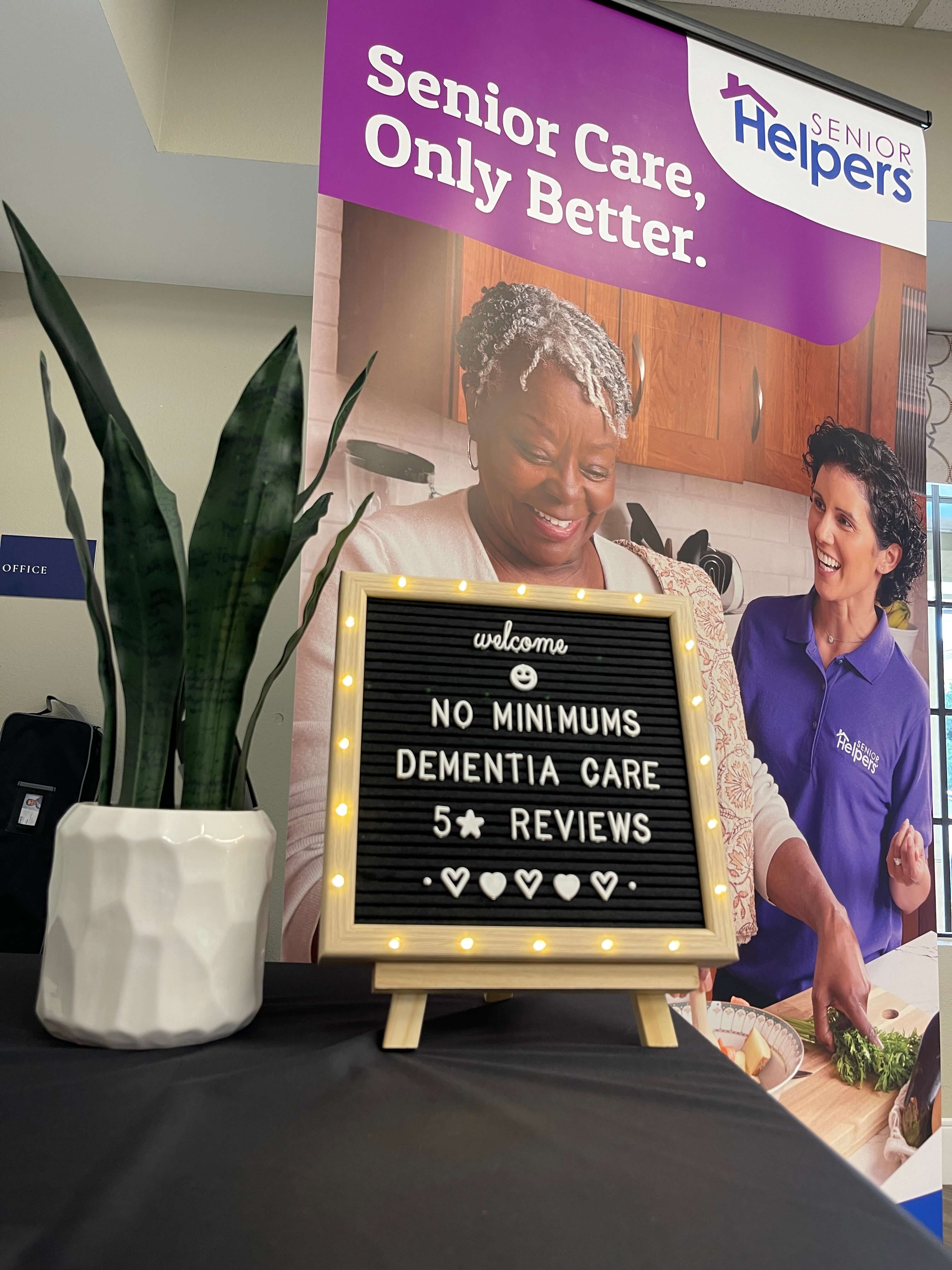 We have no hourly minimums, a strong dementia care program and all 5-star reviews – some of the things that set us apart from other agencies.