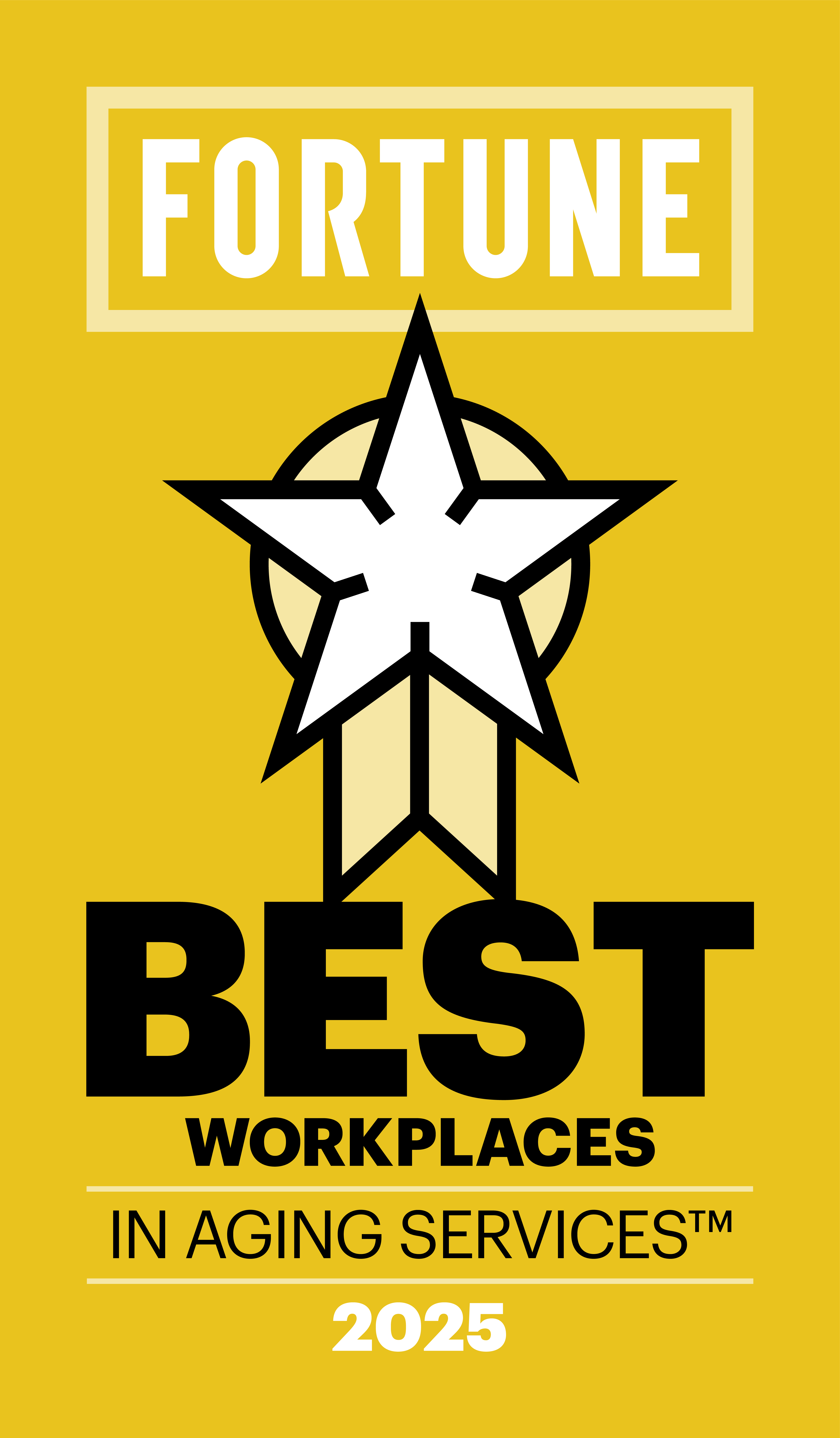 Best Workplace in Aging Services 2025