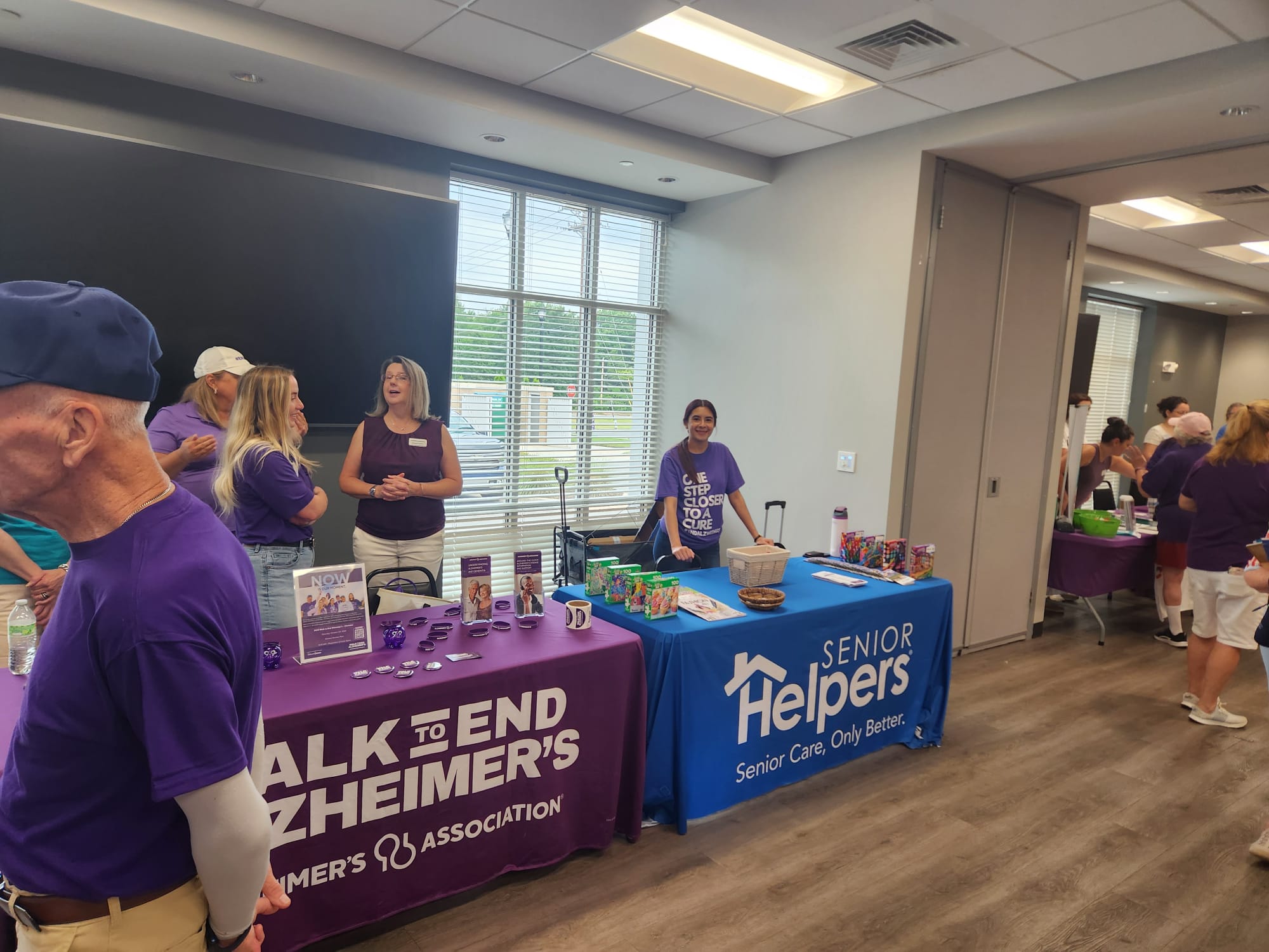 Senior Helpers of Waxhaw-Monroe was proud organizer of Union County's first Walk to End Alz in partnership with Alz Association. We were able to put together a vendor resource fair in addition to the walk bringing different resources specific to Dementia care to our community. Here are some pictures of our walk today.