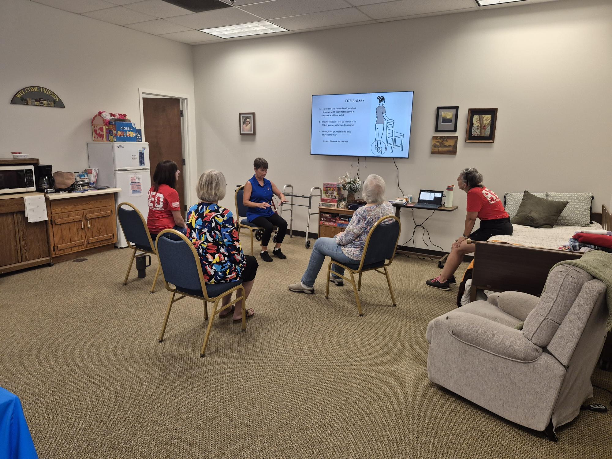 Falls prevention class