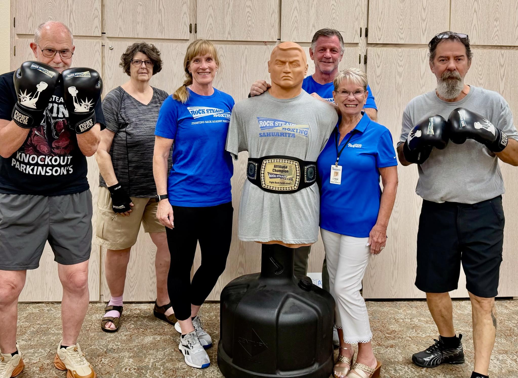 Proud to celebrate the partnership between Senior Helpers and Rock Steady Boxing
