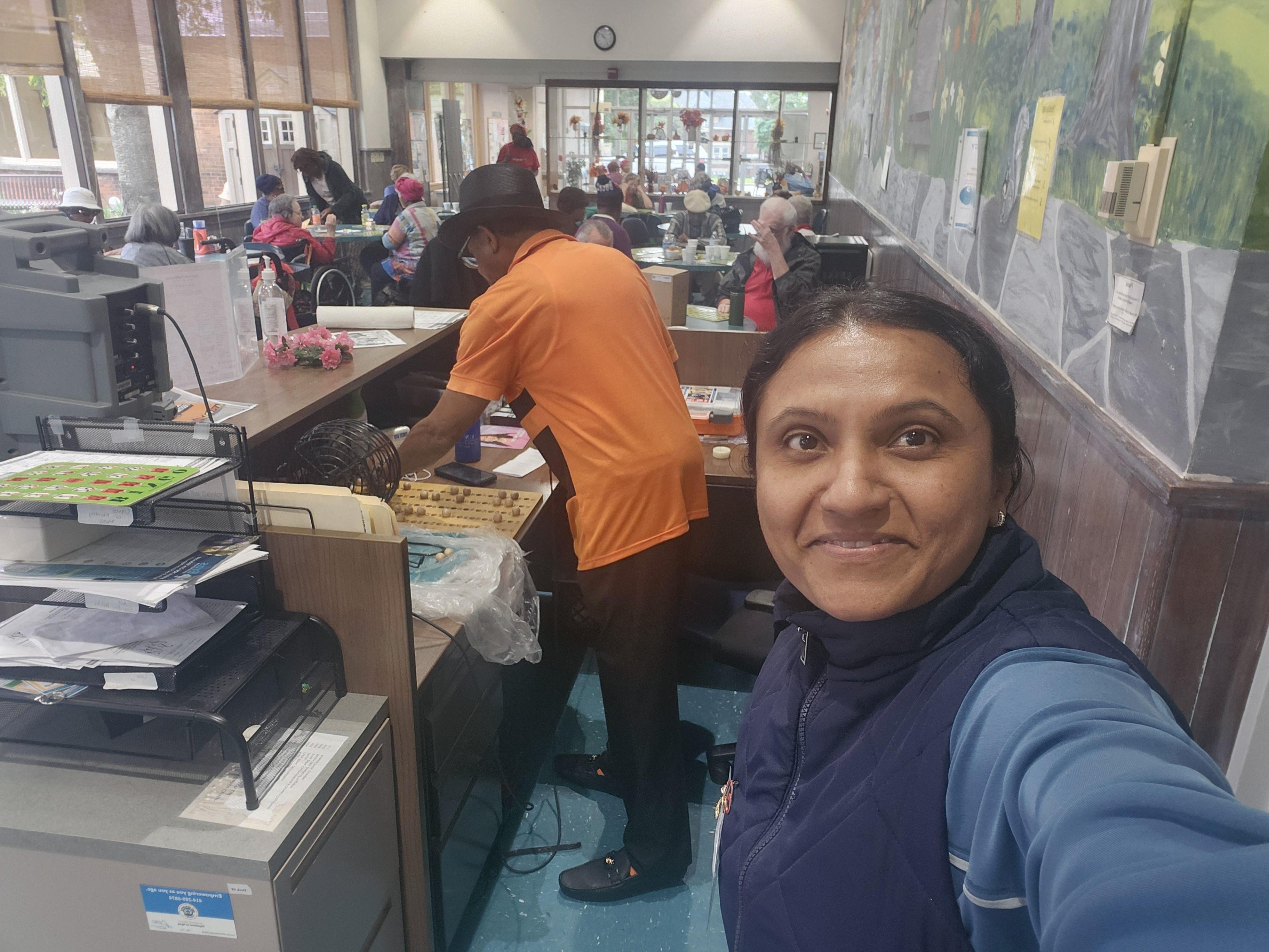 Bingo day at Washington Park Senior Center! Senior Helpers sponsored the games and stocked the prize table with household essentials for the winners. Thanks for having us, and congrats to everyone who got a bingo.
