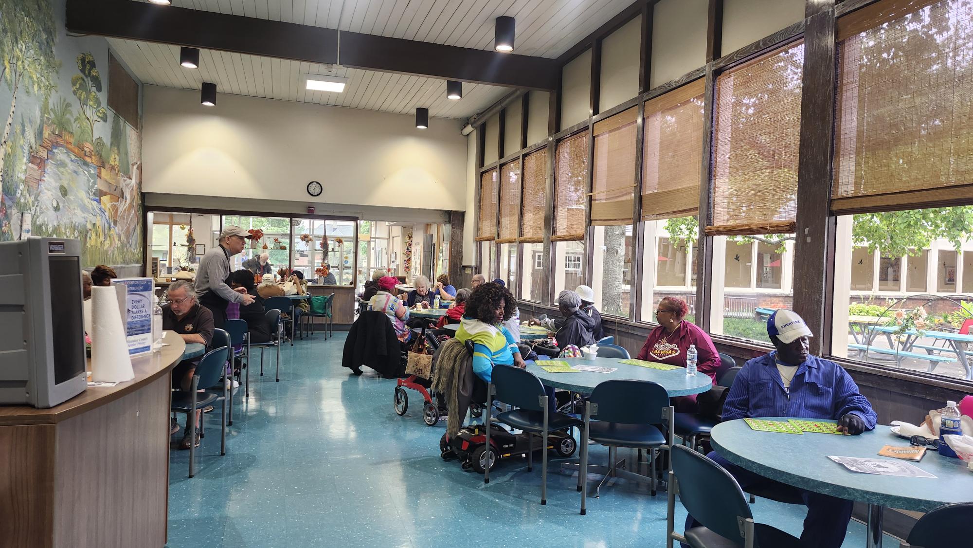 Bingo day at Washington Park Senior Center! Senior Helpers sponsored the games and stocked the prize table with household essentials for the winners. Thanks for having us, and congrats to everyone who got a bingo.