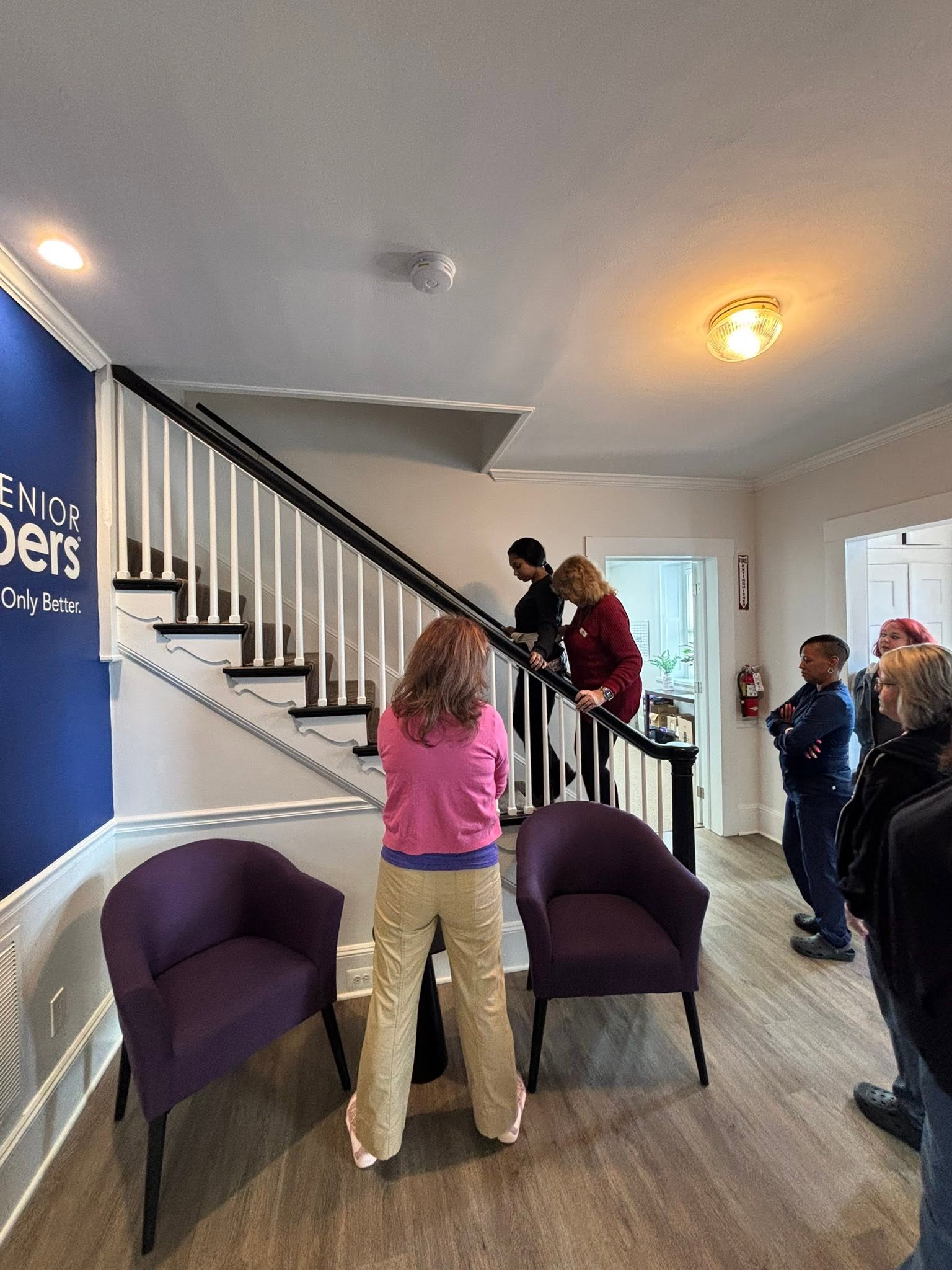 Hands on caregiver training at the Center of Excellence